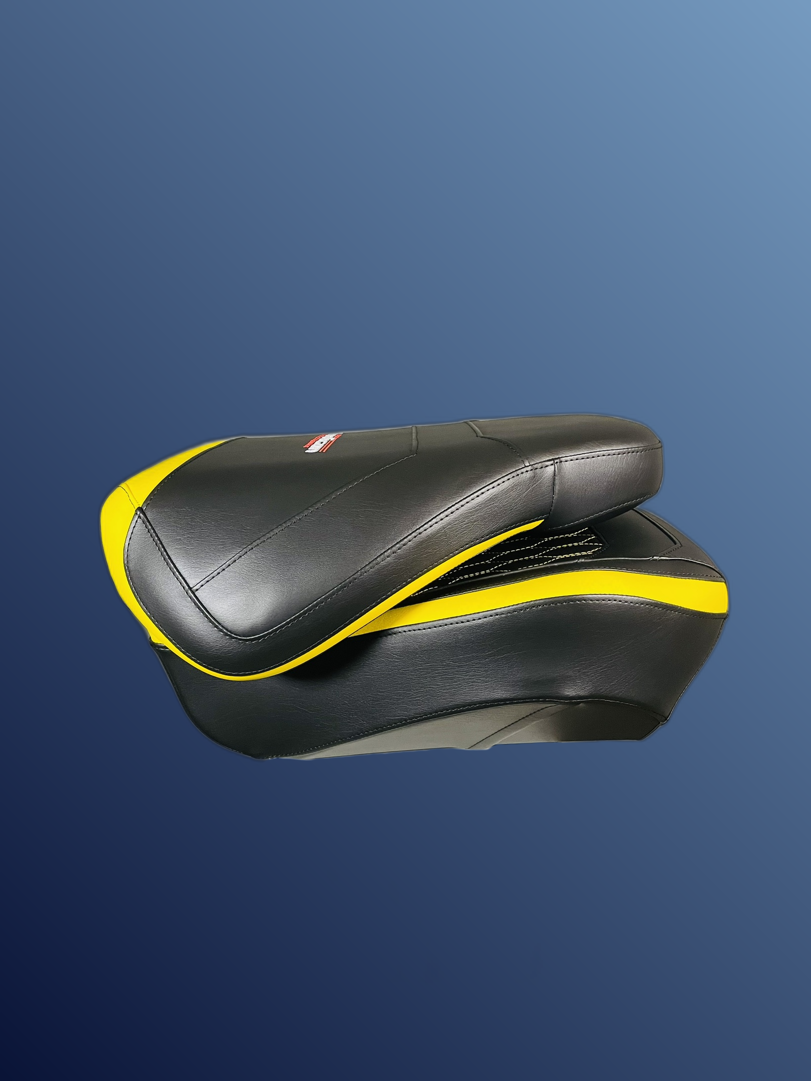 Ergonomic Foldable Seat Black-Yellow