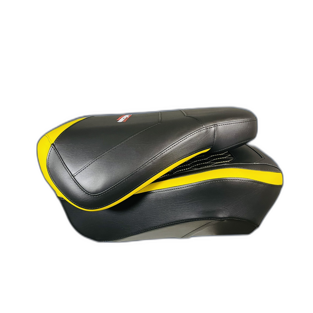 Ergonomic Foldable Seat Black-Yellow