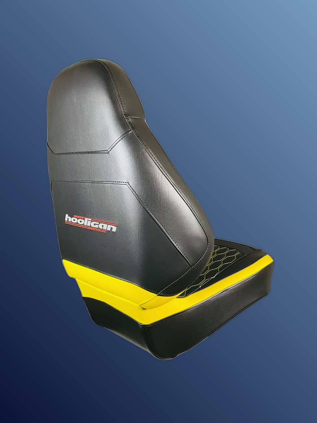 Ergonómikus, összecsukható ülés, fekete-sárga