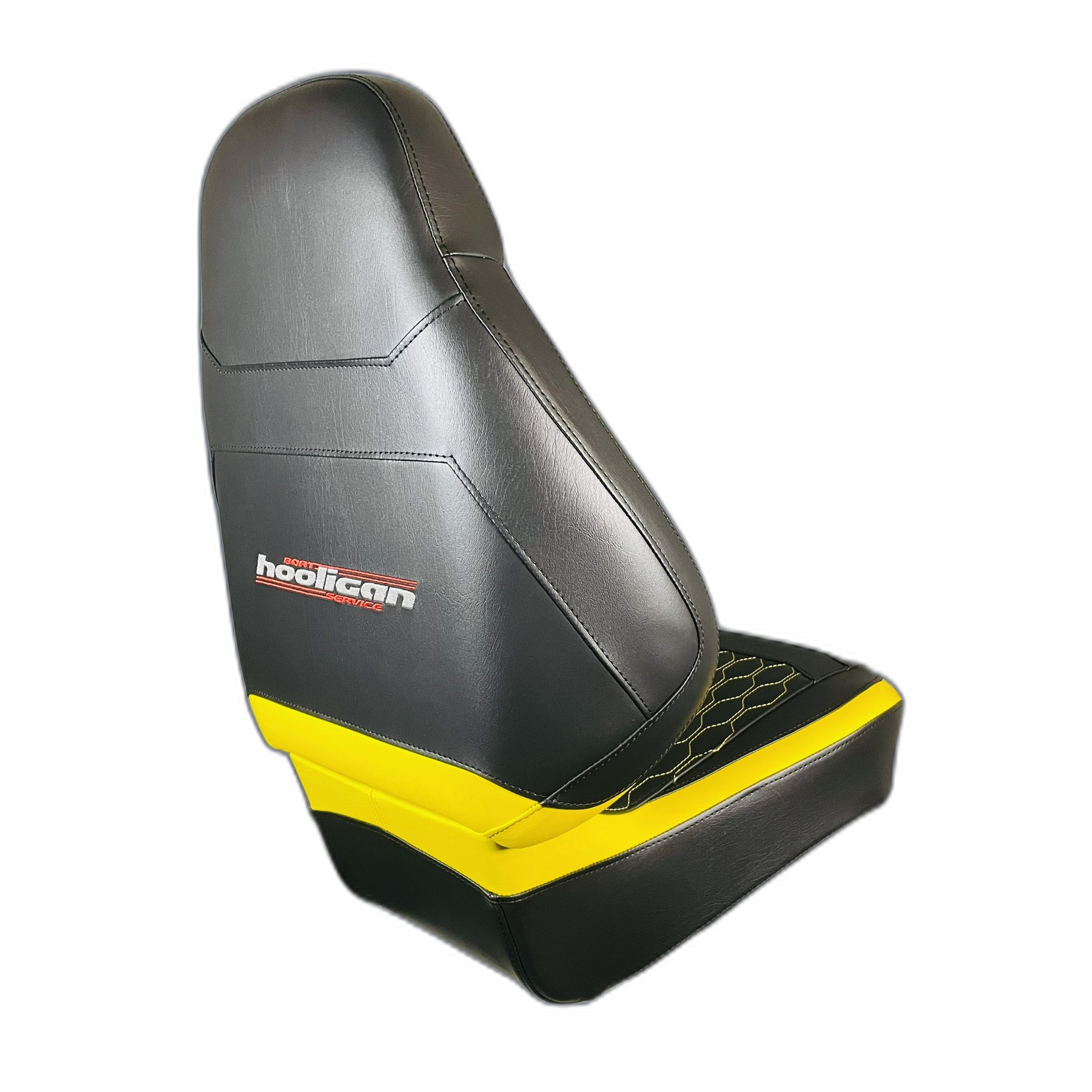 Ergonomic Foldable Seat Black-Yellow