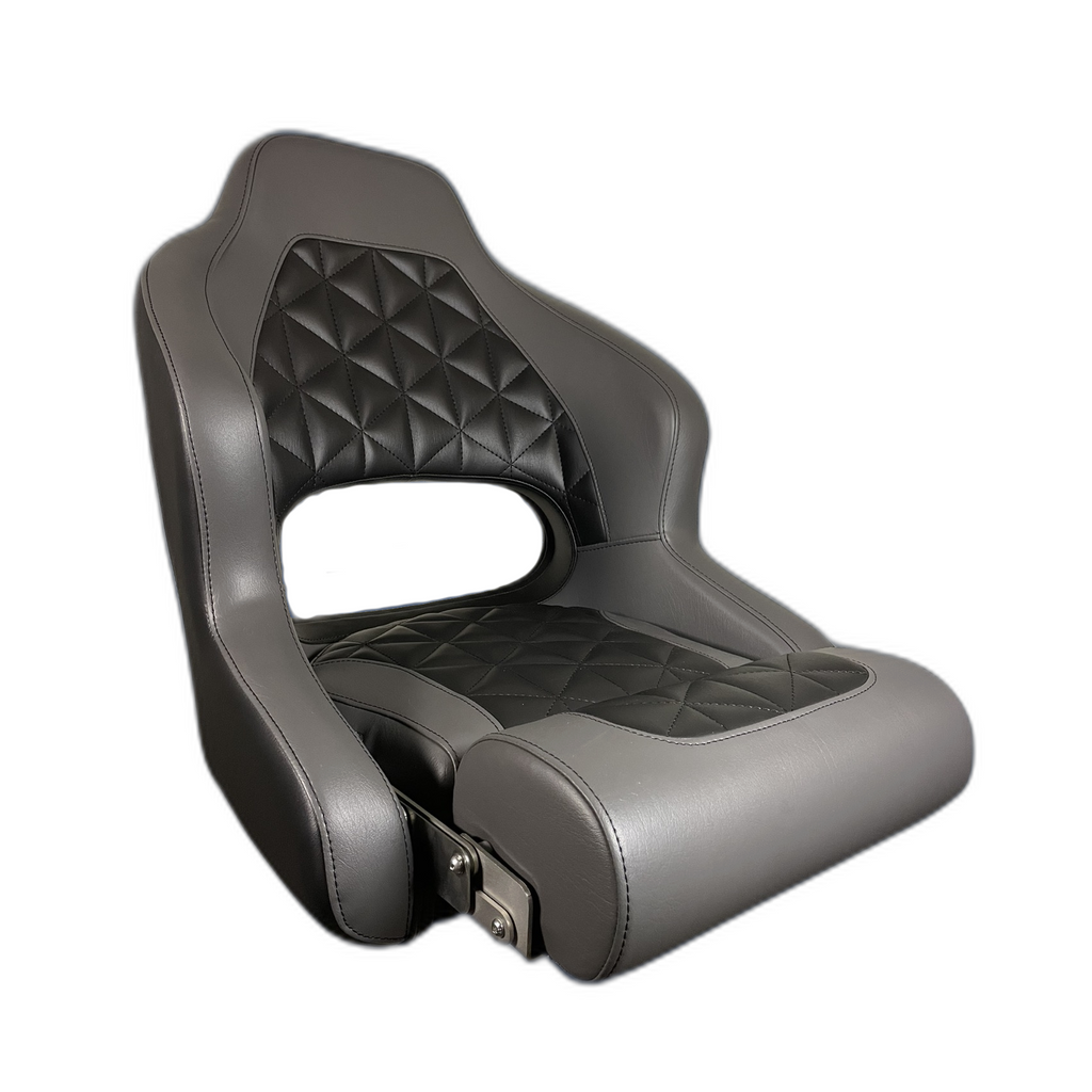 Captain's Flip-up Bolster Seat Gray