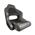 Captain's Flip-up Bolster Seat Gray