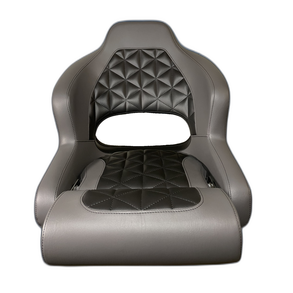 Captain's Flip-up Bolster Seat Gray