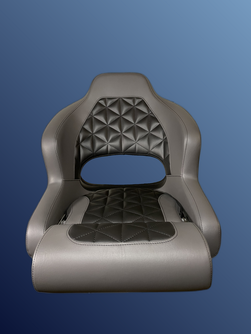 Captain's Flip-up Bolster Seat Gray