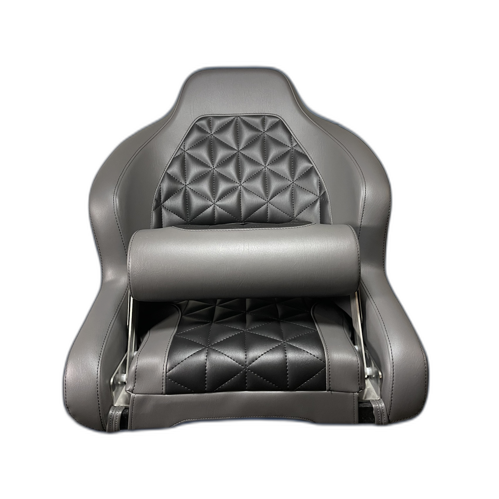 Captain's Flip-up Bolster Seat Gray