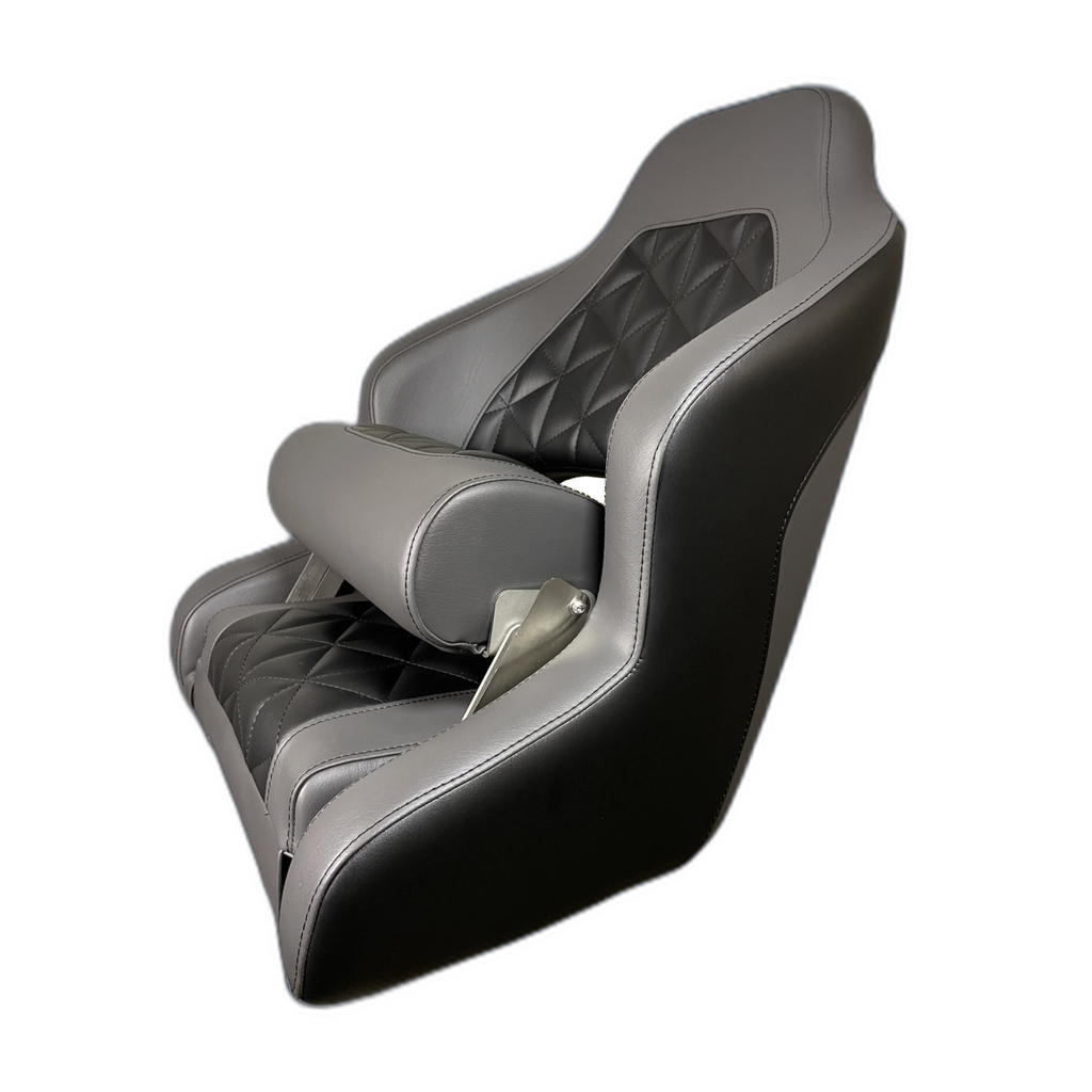 Captain's Flip-up Bolster Seat Gray