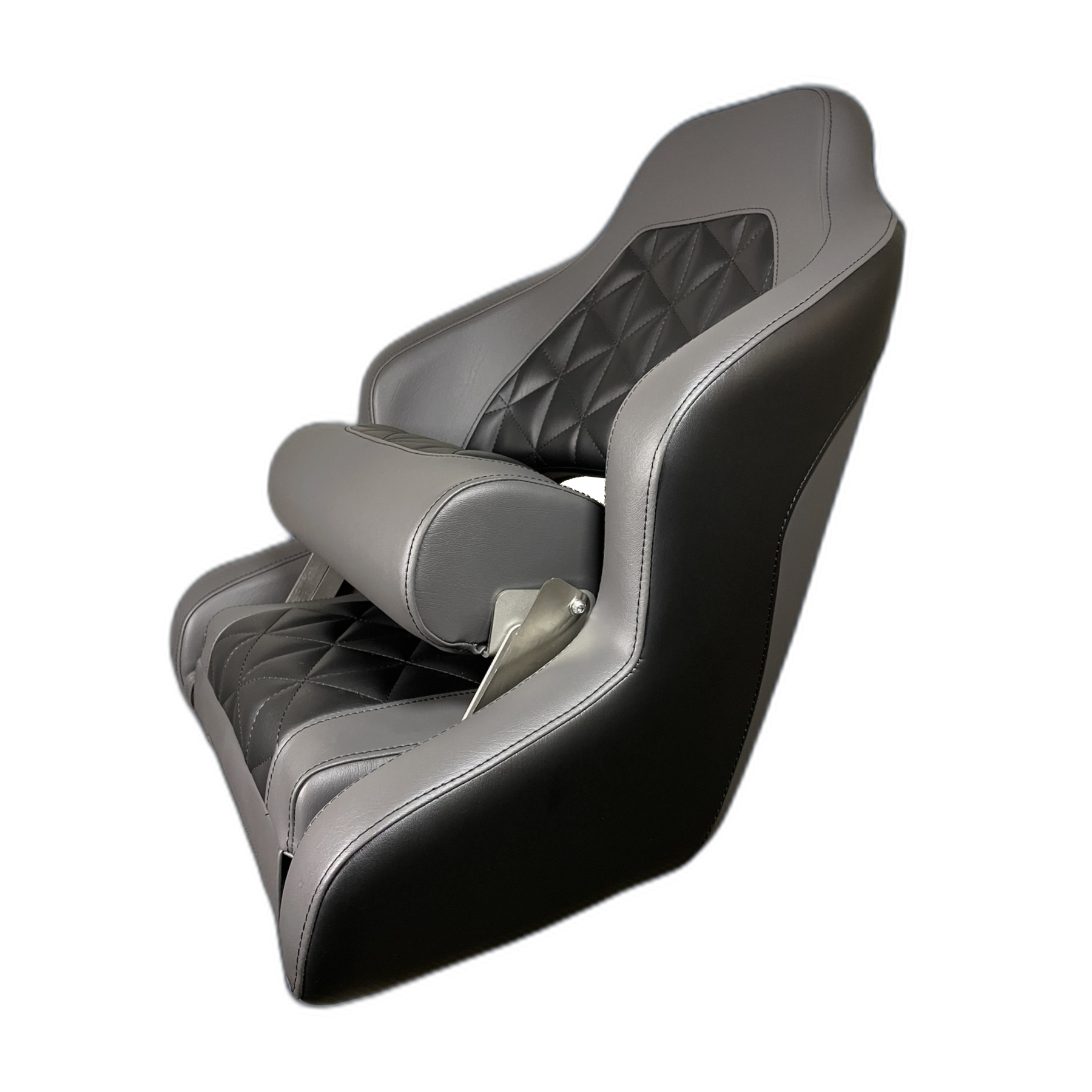 Captain's Flip-up Bolster Seat Gray