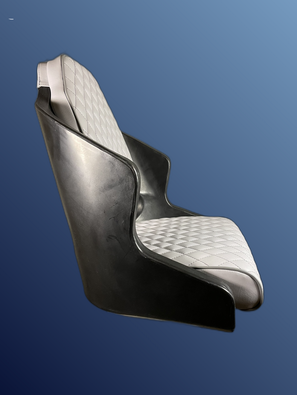 Kagylóülés, fekete-szürke