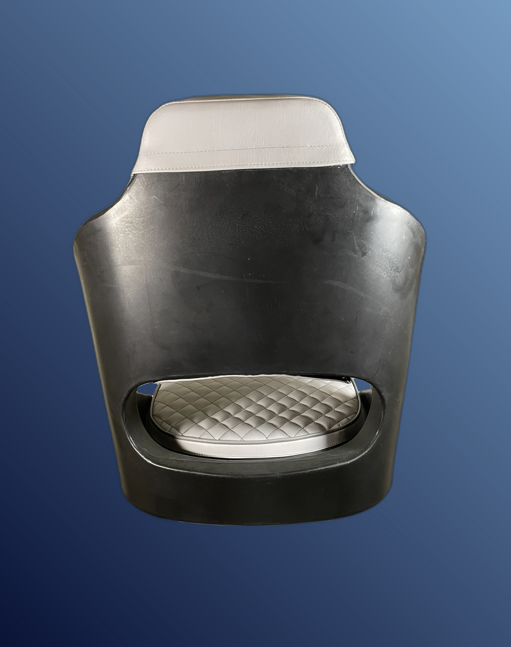 Kagylóülés, fekete-szürke