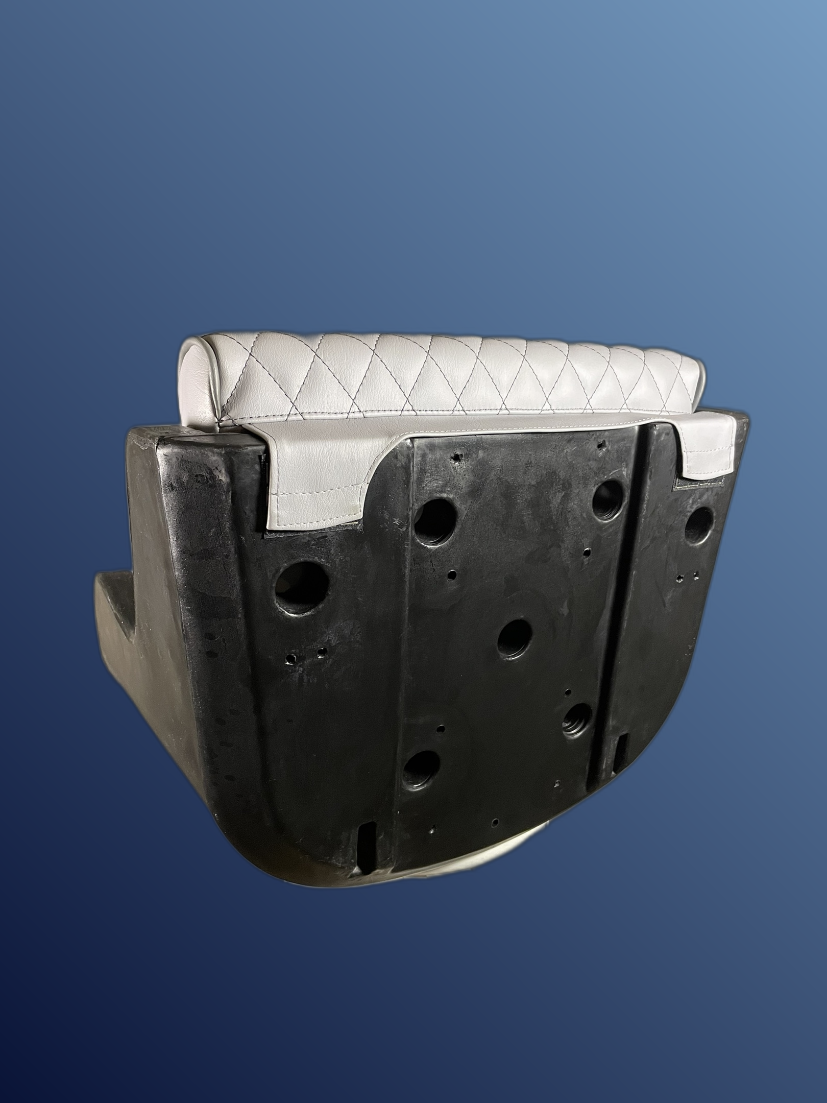 Kagylóülés, fekete-szürke