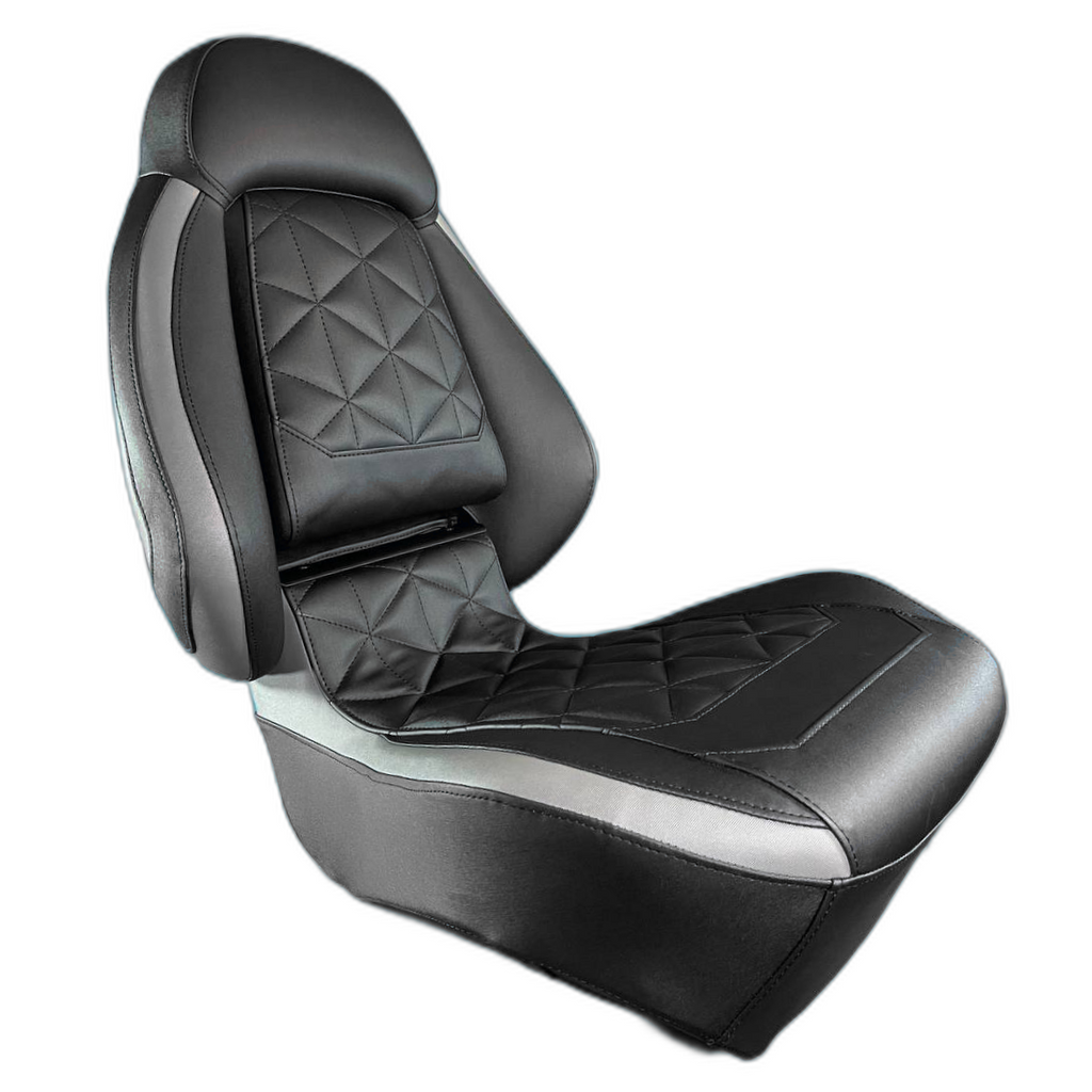 Ergonómikus, összecsukható ülés, fekete-szürke