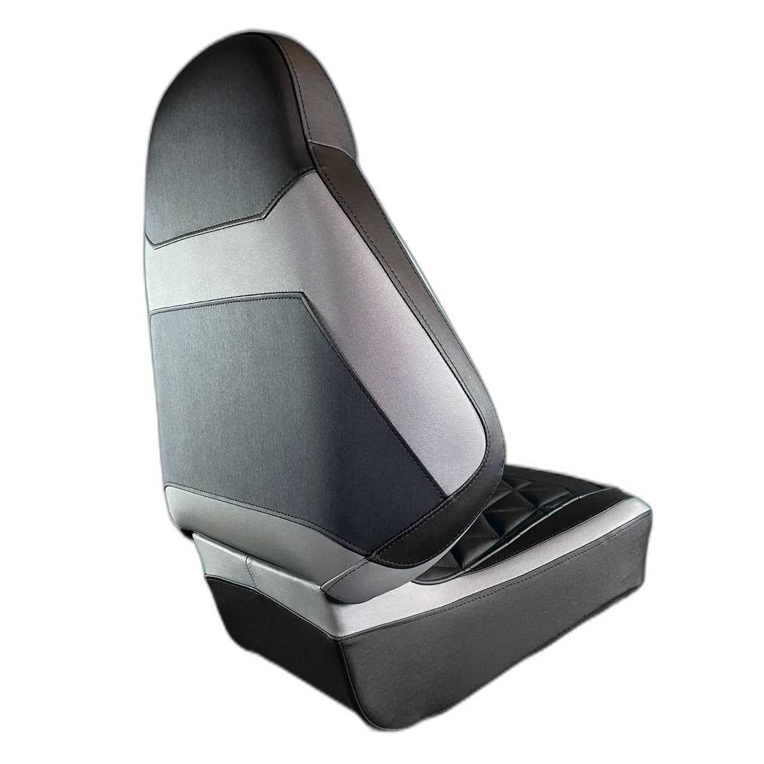 Ergonómikus, összecsukható ülés, fekete-szürke