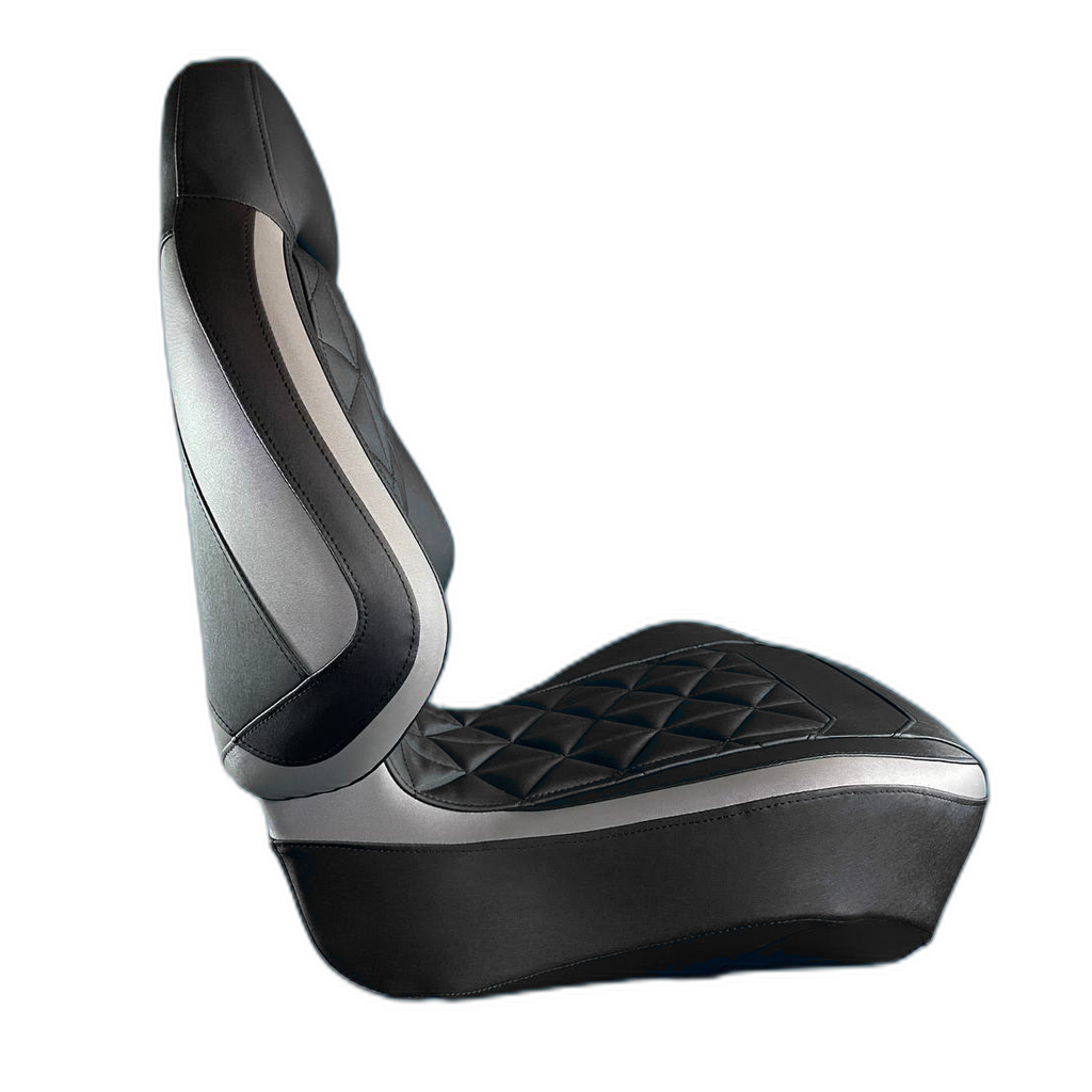 Ergonómikus, összecsukható ülés, fekete-szürke